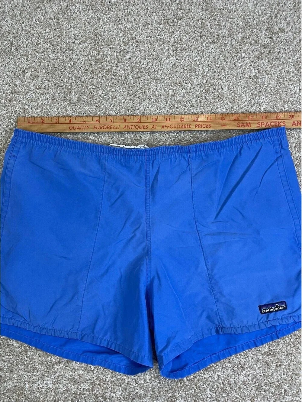 Patagonia Men's Blue Swim Shorts Size L Made In USA